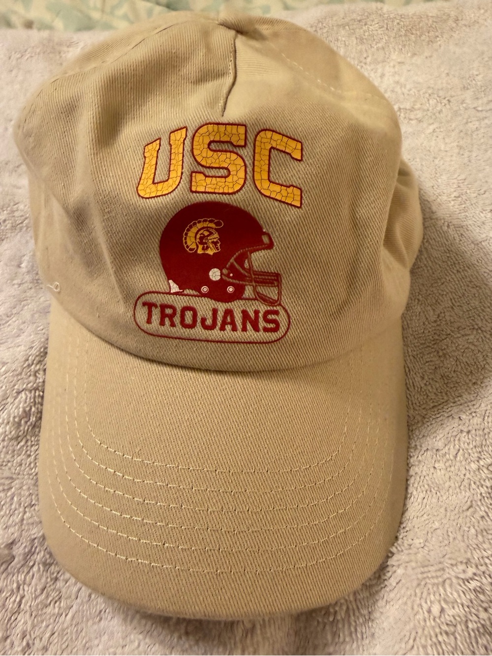 NWT USC Trojans Khaki cap.